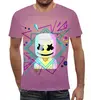 Заказать мужскую футболку в Москве. Футболка с полной запечаткой (мужская)  Marshmello           от T-shirt print  - готовые дизайны и нанесение принтов.