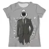 Заказать мужскую футболку в Москве. Футболка с полной запечаткой (мужская) Бизнес акула от Anton Safonov - готовые дизайны и нанесение принтов.
