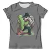 Заказать мужскую футболку в Москве. Футболка с полной запечаткой (мужская) Танго с кактусом (1) от T-shirt print  - готовые дизайны и нанесение принтов.