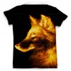 Заказать мужскую футболку в Москве. Футболка с полной запечаткой (мужская) огненный волк от sofia2003 - готовые дизайны и нанесение принтов.