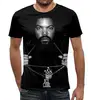 Заказать мужскую футболку в Москве. Футболка с полной запечаткой (мужская) Ice Cube от skynatural - готовые дизайны и нанесение принтов.