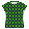 Заказать мужскую футболку в Москве. Футболка с полной запечаткой (мужская) Зеленая графика от THE_NISE  - готовые дизайны и нанесение принтов.