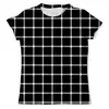 Заказать мужскую футболку в Москве. Футболка с полной запечаткой (мужская) Чёрная клетка от Виктор Гришин - готовые дизайны и нанесение принтов.