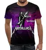 Заказать мужскую футболку в Москве. Футболка с полной запечаткой (мужская) Metallica от Vladec11 - готовые дизайны и нанесение принтов.