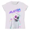 Заказать мужскую футболку в Москве. Футболка с полной запечаткой (мужская) Marshmello от weeert - готовые дизайны и нанесение принтов.