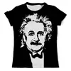 Заказать мужскую футболку в Москве. Футболка с полной запечаткой (мужская) Эйнштейн от The Spaceway  - готовые дизайны и нанесение принтов.