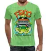 Заказать мужскую футболку в Москве. Футболка с полной запечаткой (мужская) Auto FROG от T-shirt print  - готовые дизайны и нанесение принтов.