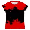 Заказать мужскую футболку в Москве. Футболка с полной запечаткой (мужская) Черно-красные краски от THE_NISE  - готовые дизайны и нанесение принтов.