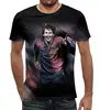 Заказать мужскую футболку в Москве. Футболка с полной запечаткой (мужская) Lionel  Messi (1) от T-shirt print  - готовые дизайны и нанесение принтов.
