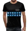 Заказать мужскую футболку в Москве. Футболка с полной запечаткой (мужская) Зимние Игры от Виктор Гришин - готовые дизайны и нанесение принтов.