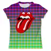 Заказать мужскую футболку в Москве. Футболка с полной запечаткой (мужская) The Rolling Stones от Jimmy Flash - готовые дизайны и нанесение принтов.