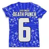 Заказать мужскую футболку в Москве. Футболка с полной запечаткой (мужская) Five Finger Death Punch - Christmas! (Синяя) от madfive5 - готовые дизайны и нанесение принтов.