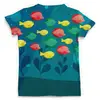 Заказать мужскую футболку в Москве. Футболка с полной запечаткой (мужская) Морские рыбки от T-shirt print  - готовые дизайны и нанесение принтов.
