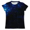 Заказать мужскую футболку в Москве. Футболка с полной запечаткой (мужская) Звездное небо от weeert - готовые дизайны и нанесение принтов.