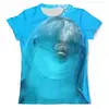 Заказать мужскую футболку в Москве. Футболка с полной запечаткой (мужская) дельфин от THE_NISE  - готовые дизайны и нанесение принтов.