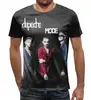 Заказать мужскую футболку в Москве. Футболка с полной запечаткой (мужская) Depeche Mode         от ПРИНТЫ ПЕЧАТЬ  - готовые дизайны и нанесение принтов.