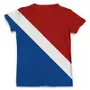 Заказать мужскую футболку в Москве. Футболка с полной запечаткой (мужская) Флаг России от THE_NISE  - готовые дизайны и нанесение принтов.
