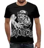 Заказать мужскую футболку в Москве. Футболка с полной запечаткой (мужская) Sly Old Dog от Серега Шнайдер - готовые дизайны и нанесение принтов.