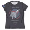 Заказать мужскую футболку в Москве. Футболка с полной запечаткой (мужская) Миг-29 (Куба) от Рустам Юсупов - готовые дизайны и нанесение принтов.