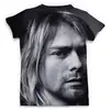 Заказать мужскую футболку в Москве. Футболка с полной запечаткой (мужская) Kurt Cobain от Jimmy Flash - готовые дизайны и нанесение принтов.