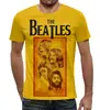Заказать мужскую футболку в Москве. Футболка с полной запечаткой (мужская) The Beatles от Leichenwagen - готовые дизайны и нанесение принтов.