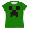 Заказать мужскую футболку в Москве. Футболка с полной запечаткой (мужская) Minecraft от game-fan - готовые дизайны и нанесение принтов.