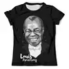 Заказать мужскую футболку в Москве. Футболка с полной запечаткой (мужская) Louis Armstrong от ualluon - готовые дизайны и нанесение принтов.