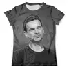 Заказать мужскую футболку в Москве. Футболка с полной запечаткой (мужская) Dave Gahan (Depeche Mode) от balden - готовые дизайны и нанесение принтов.