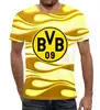 Заказать мужскую футболку в Москве. Футболка с полной запечаткой (мужская) Borussia от THE_NISE  - готовые дизайны и нанесение принтов.