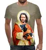 Заказать мужскую футболку в Москве. Футболка с полной запечаткой (мужская) Keanu Reeves_ от balden - готовые дизайны и нанесение принтов.