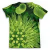 Заказать мужскую футболку в Москве. Футболка с полной запечаткой (мужская) Вирус от Vitamin Vitamin - готовые дизайны и нанесение принтов.