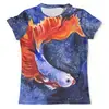Заказать мужскую футболку в Москве. Футболка с полной запечаткой (мужская) Две рыбы от Ксения Соломатина - готовые дизайны и нанесение принтов.