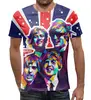 Заказать мужскую футболку в Москве. Футболка с полной запечаткой (мужская) The Beatles от balden - готовые дизайны и нанесение принтов.