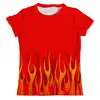 Заказать мужскую футболку в Москве. Футболка с полной запечаткой (мужская) Пламя от THE_NISE  - готовые дизайны и нанесение принтов.