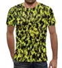 Заказать мужскую футболку в Москве. Футболка с полной запечаткой (мужская) Камуфляж от skynatural - готовые дизайны и нанесение принтов.
