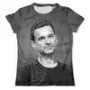 Заказать мужскую футболку в Москве. Футболка с полной запечаткой (мужская) Dave Gahan (Depeche Mode)_ от balden - готовые дизайны и нанесение принтов.