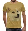 Заказать мужскую футболку в Москве. Футболка с полной запечаткой (мужская) Doge  от scoopysmith - готовые дизайны и нанесение принтов.