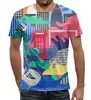 Заказать мужскую футболку в Москве. Футболка с полной запечаткой (мужская) Abstract City от balden - готовые дизайны и нанесение принтов.