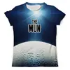 Заказать мужскую футболку в Москве. Футболка с полной запечаткой (мужская) The Mun (The Planet) от ISliM - готовые дизайны и нанесение принтов.