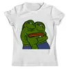 Заказать мужскую футболку в Москве. Футболка с полной запечаткой (мужская) Pepe the Frog от denis01001 - готовые дизайны и нанесение принтов.