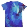 Заказать мужскую футболку в Москве. Футболка с полной запечаткой (мужская) Голубой полигон от THE_NISE  - готовые дизайны и нанесение принтов.