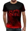Заказать мужскую футболку в Москве. Футболка с полной запечаткой (мужская) Deathcore от Djimas Leonki - готовые дизайны и нанесение принтов.