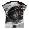 Заказать мужскую футболку в Москве. Футболка с полной запечаткой (мужская) SpaceX от The Spaceway  - готовые дизайны и нанесение принтов.