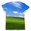 Заказать мужскую футболку в Москве. Футболка с полной запечаткой (мужская) Windows XP от Nalivaev - готовые дизайны и нанесение принтов.