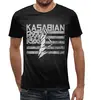 Заказать мужскую футболку в Москве. Футболка с полной запечаткой (мужская) Kasabian от geekbox - готовые дизайны и нанесение принтов.