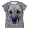 Заказать мужскую футболку в Москве. Футболка с полной запечаткой (мужская) Собака от weeert - готовые дизайны и нанесение принтов.