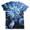 Заказать мужскую футболку в Москве. Футболка с полной запечаткой (мужская) Микробы от THE_NISE  - готовые дизайны и нанесение принтов.