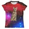 Заказать мужскую футболку в Москве. Футболка с полной запечаткой (мужская)  Кот в космосе от THE_NISE  - готовые дизайны и нанесение принтов.