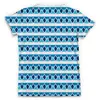 Заказать мужскую футболку в Москве. Футболка с полной запечаткой (мужская) Абстрактные голубые треугольники от irinavk - готовые дизайны и нанесение принтов.