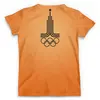 Заказать мужскую футболку в Москве. Футболка с полной запечаткой (мужская) Олимпийский мишка     от T-shirt print  - готовые дизайны и нанесение принтов.